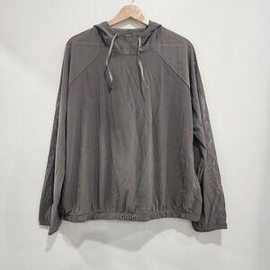 Katherine Mason Kinesis Grey Hooded Pullover  Size L